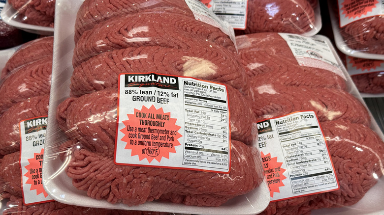 Meat packs at Costco