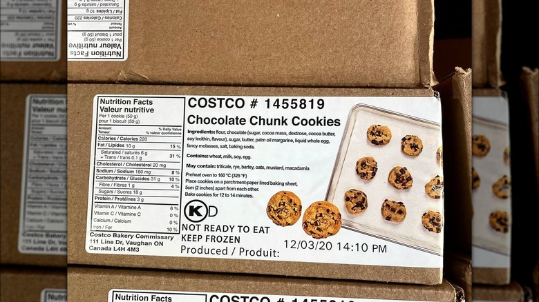 Chocolate chunk dough from Costco