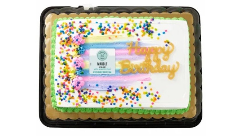 Kroger decorated birthday cake