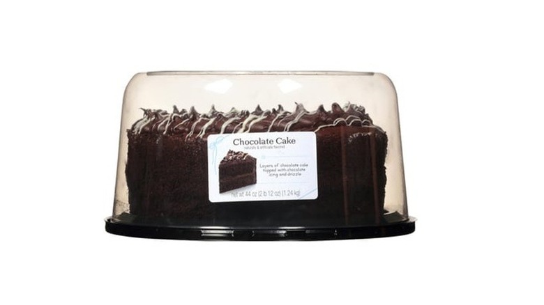 A chocolate birthday cake from WinCo