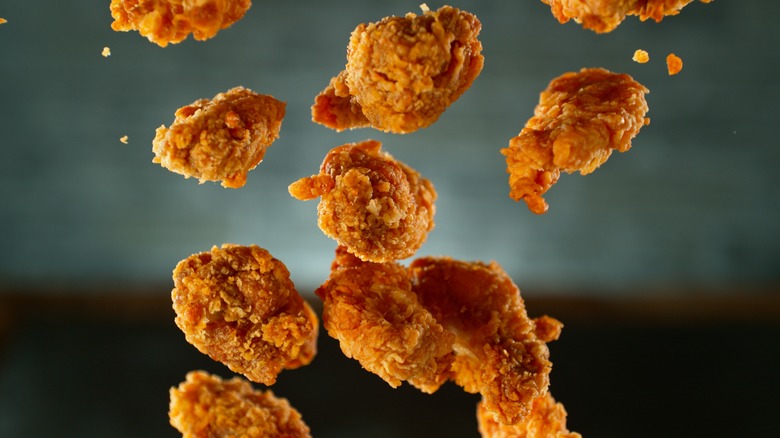 fried chicken nuggets