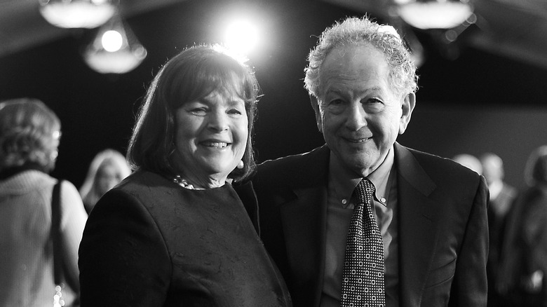 Ina and Jeffrey Garten on red carpet