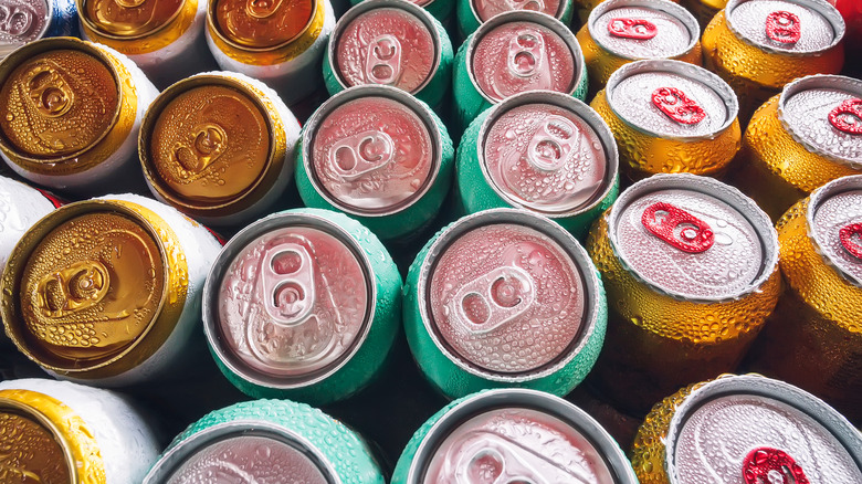 Canned beverages 