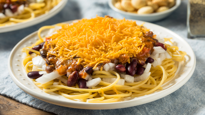 Chili spaghetti