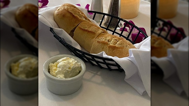 Bread loaf from Ruth's Chris