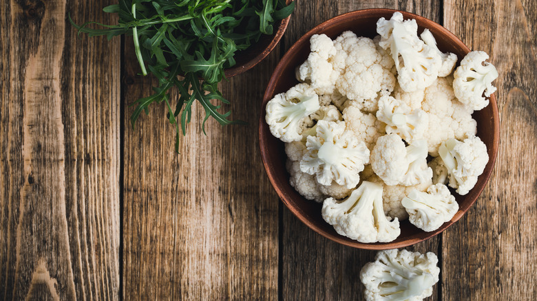 bowl of cauliflower florets