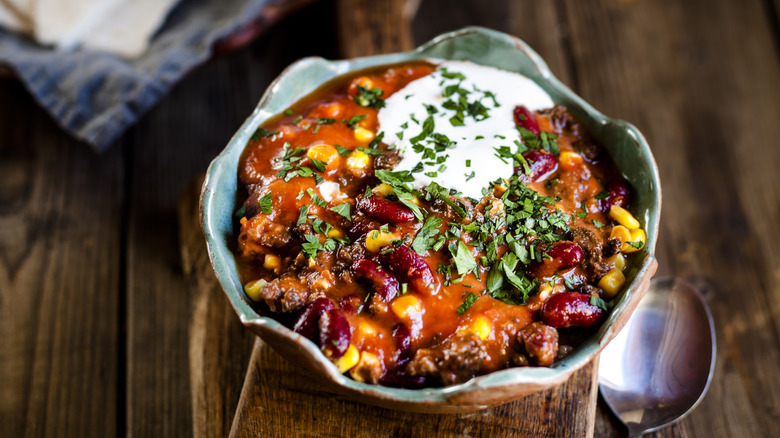 bowl of chili