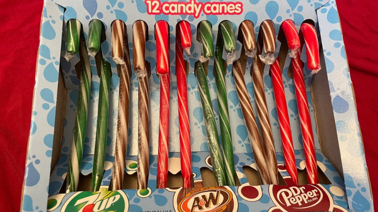 Dr. Pepper candy canes