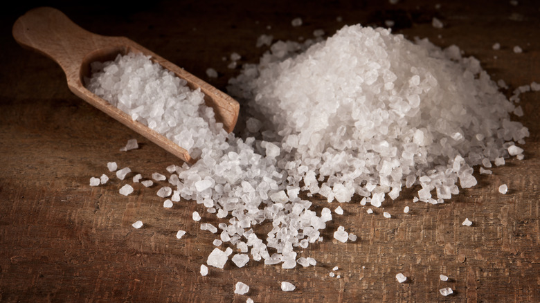 pile of sea salt