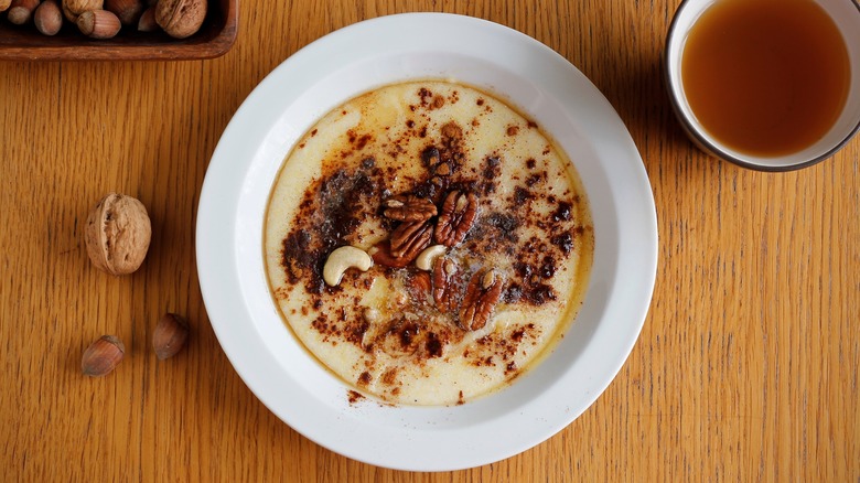 buckwheat and semolina porridge