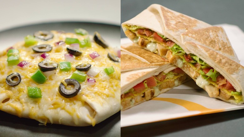 Taco Bell Crunchwrap Supreme variations