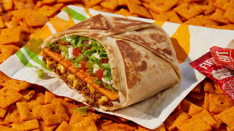 Taco Bell big Cheez-it Crunchwrap Supreme