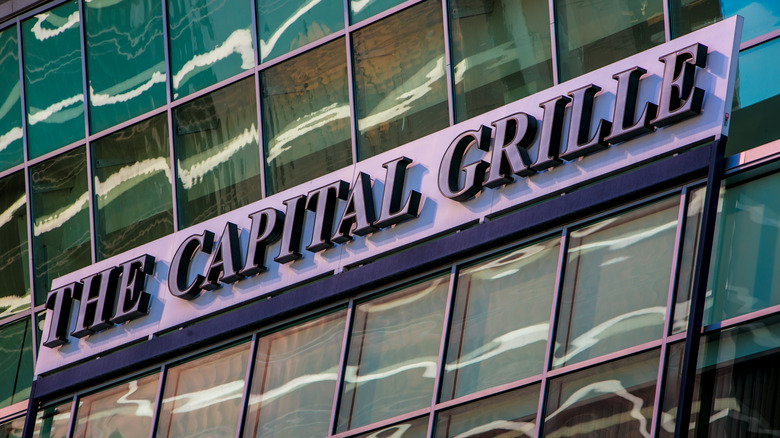 Capital Grille restaurant sign