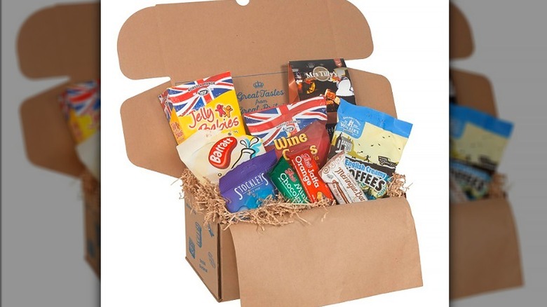 British confectionery food gift box