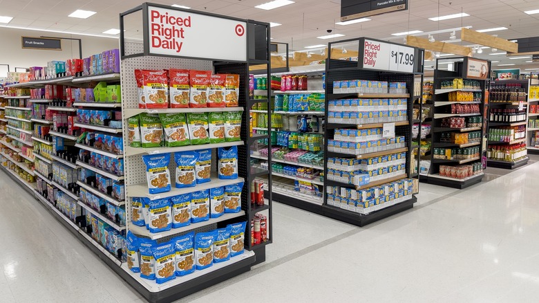 Target grocery store aisles