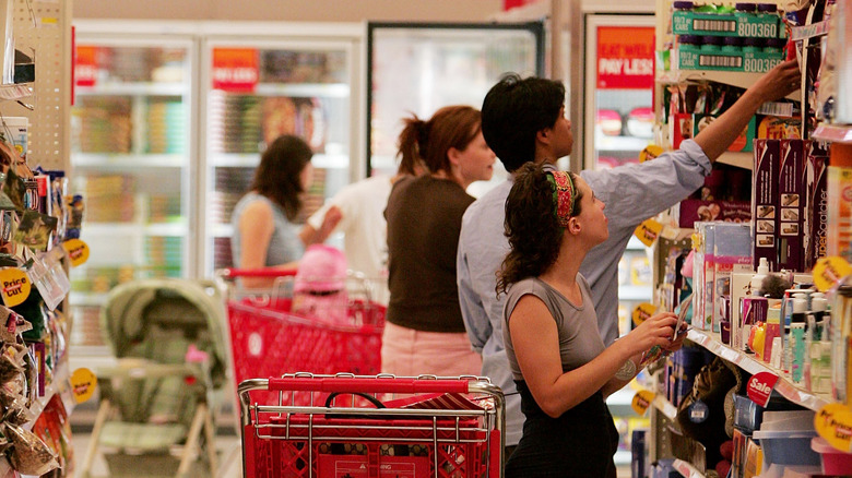 people shopping at Target