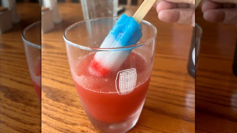 Rocket Pop Mimosa from Cracker Barrel