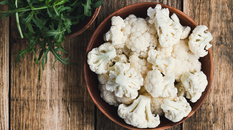 bowl of cauliflower florets