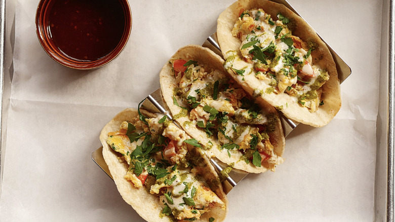 Breakfast tacos at Bakery Bar