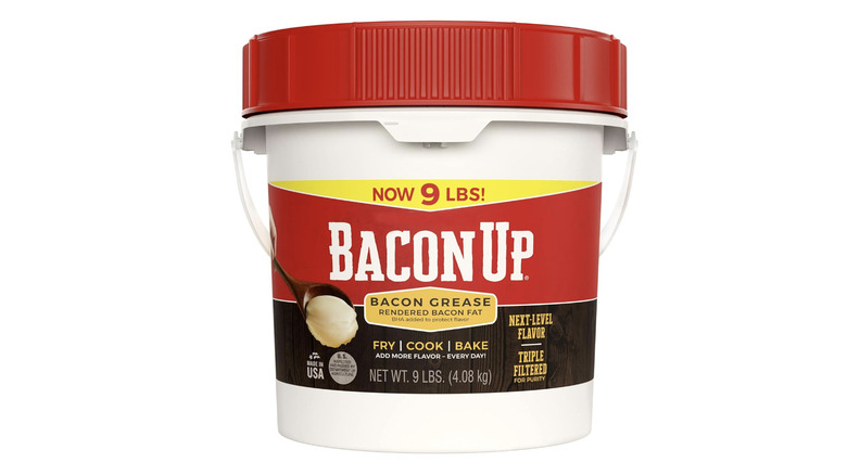 Tub of bacon grease 