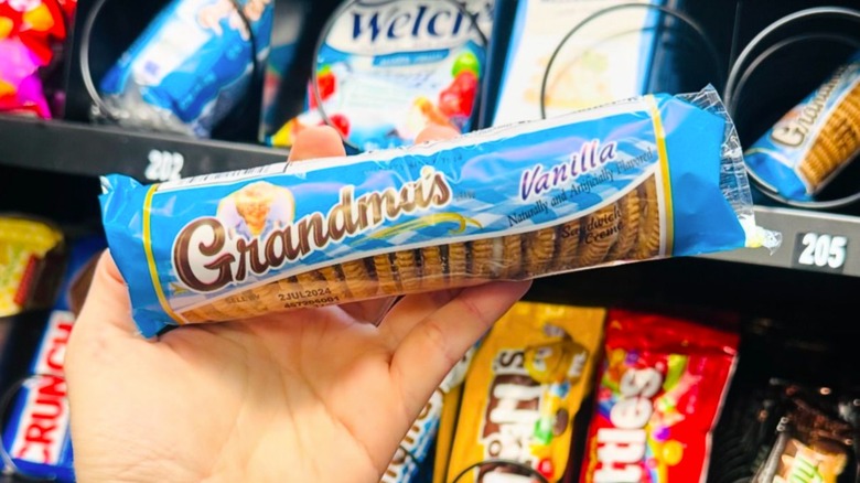 Packet of Grandma's cookies