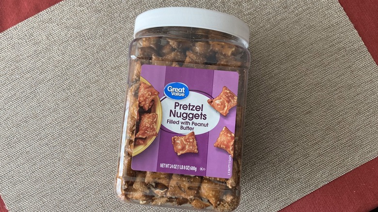 Great Value peanut butter pretzels