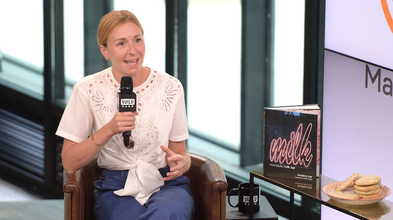 Christina Tosi speaking at event