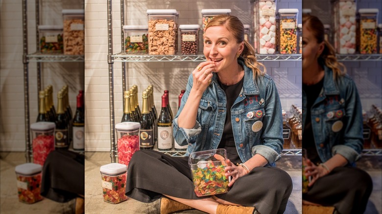 Christina Tosi sampling gummy candy