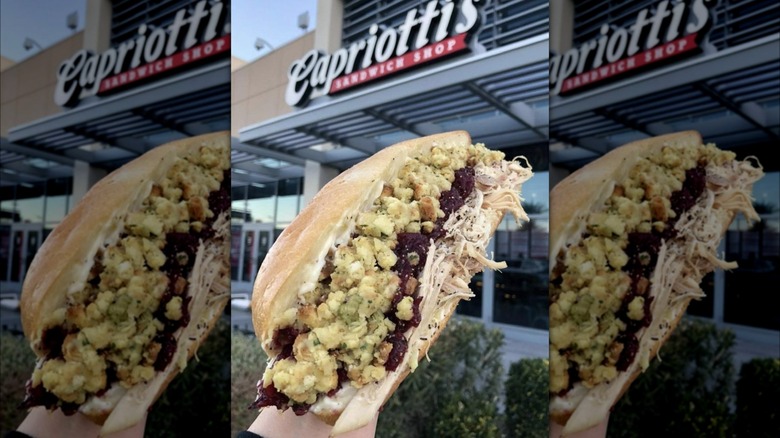 Capriotti's sandwich and sign