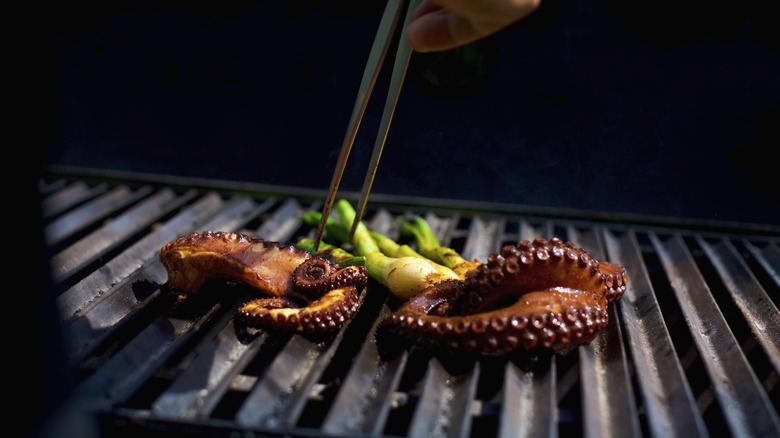 Grilled octopus