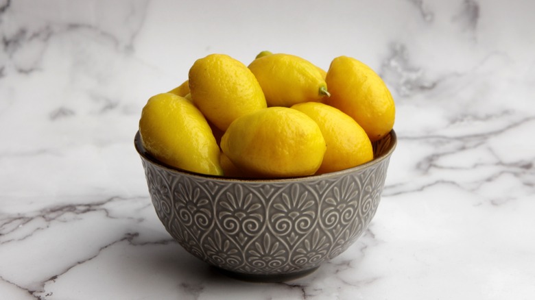 bowl of limequats