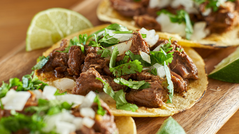 carne asada tacos