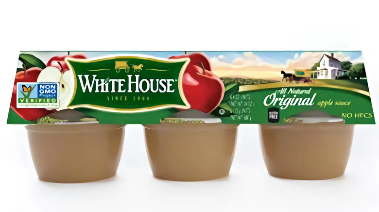white house foods applesauce jar