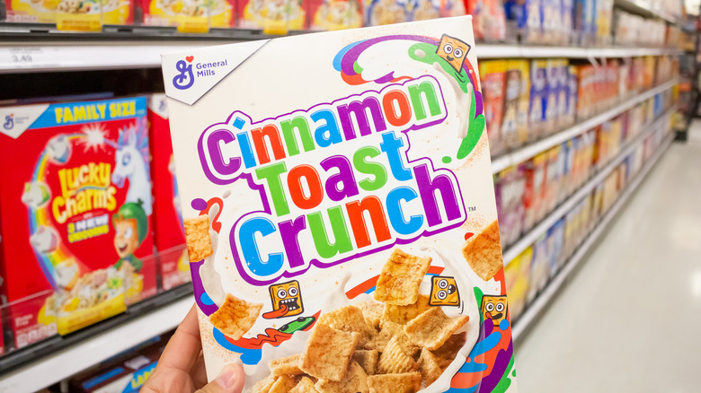 Box of cinnamon toast crunch 