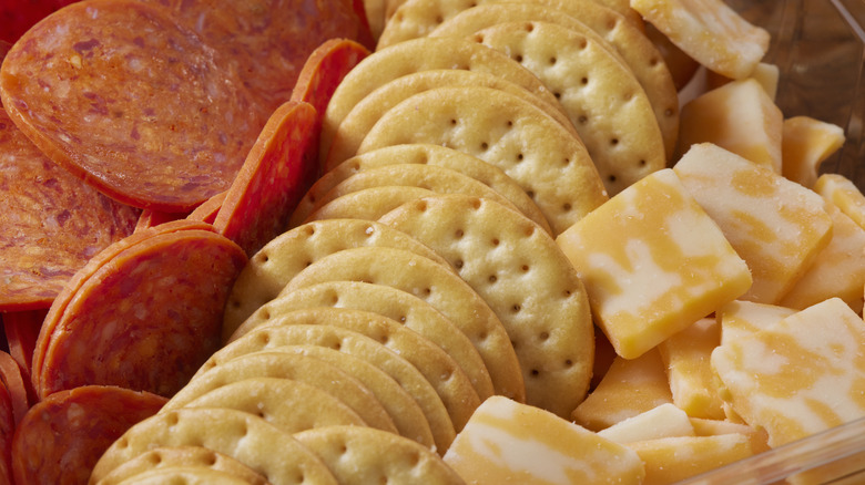 cheese and crackers