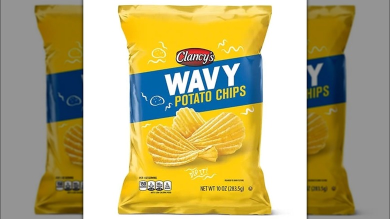 bag of Clancys Wavy Potato Chips