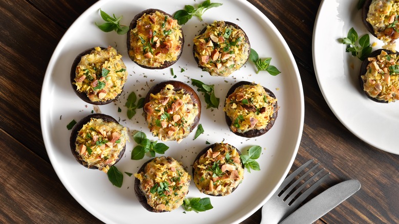 stuffed mushrooms