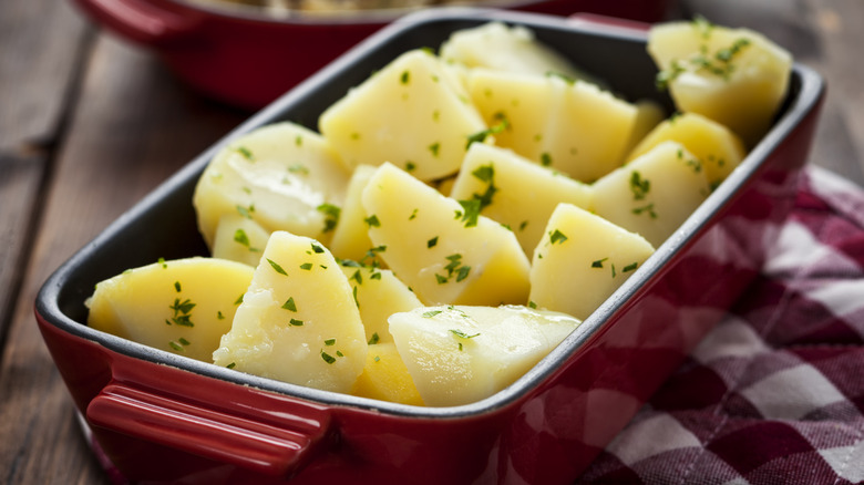 potatoes with parsley