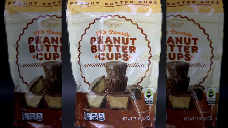 bag of Aldi peanut butter cups