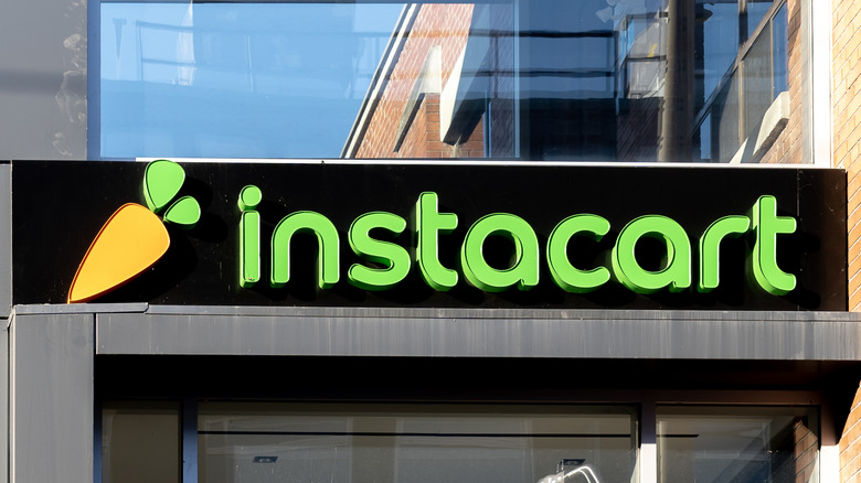 Instacart sign