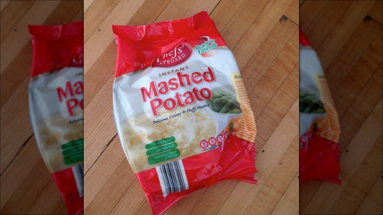 Bag of Chef's Cupboard Instant Mashed Potatoes