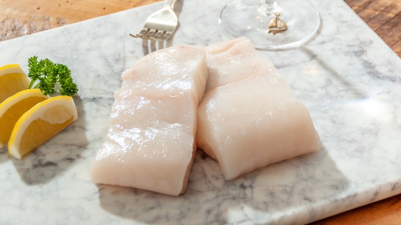 Chilean sea bass filets