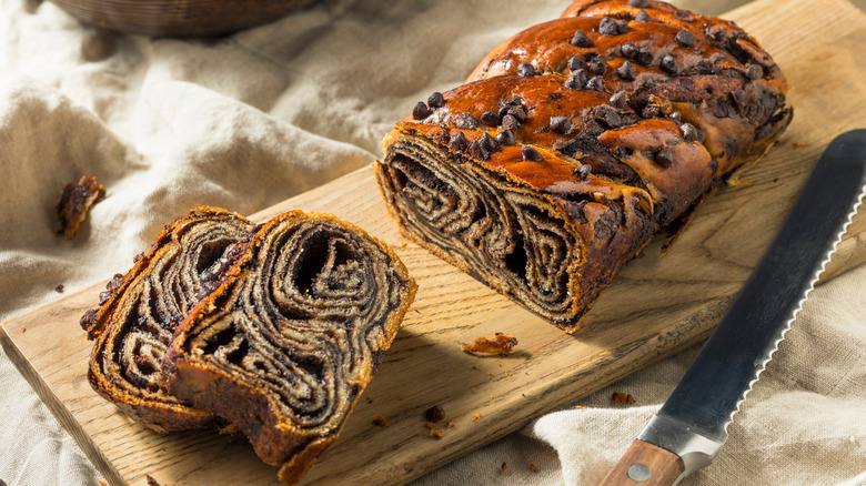 babka Jewish leavened sweet bread