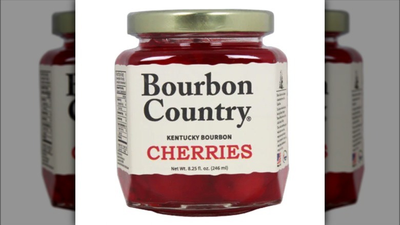 Bourbon Country cherries jar