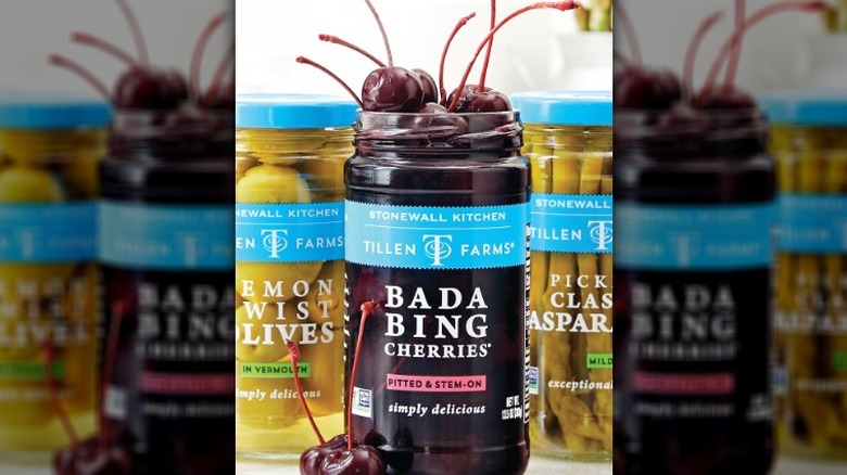 Bourbon Bada Bing Cherries jar