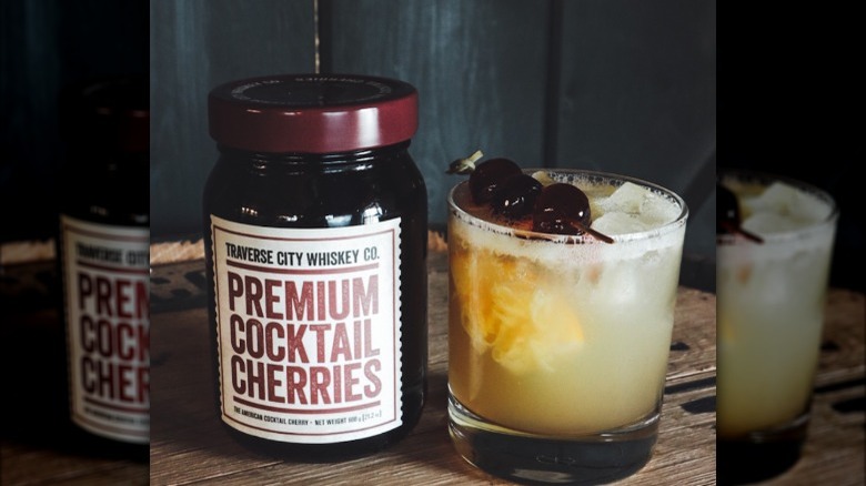 Traverse City Whiskey cocktail cherries