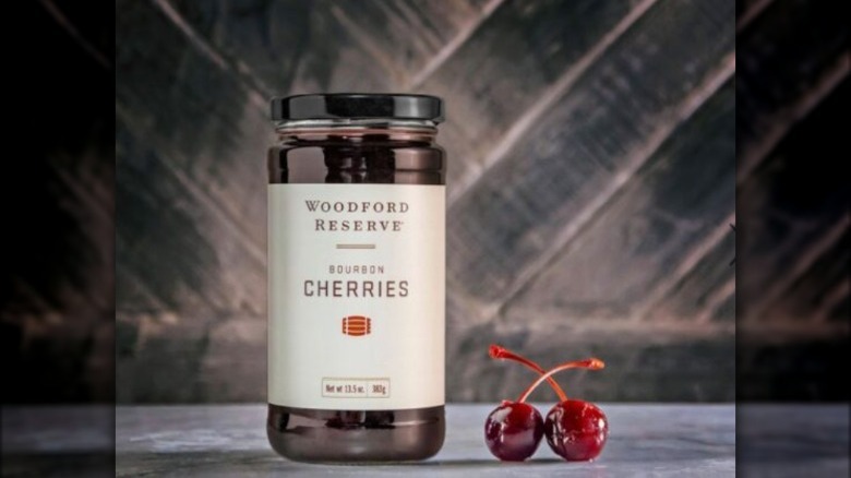 Woodford Reserve Bourbon Cherries jar