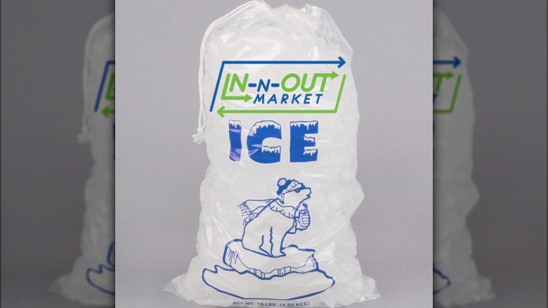 in n out ice cube bag