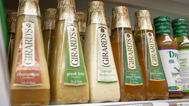 Girard's salad dressing bottles