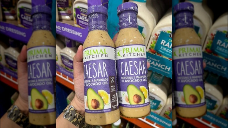 Primal Kitchen caesar dressing bottles